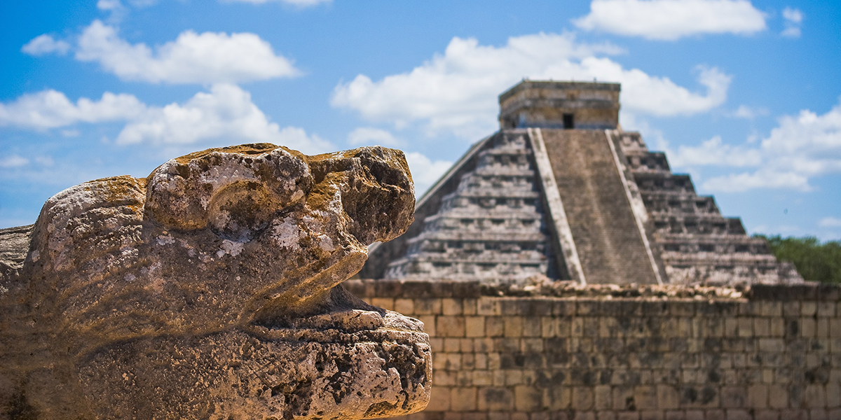 panoramica de Chichén Itzá, Mérida, Mexico