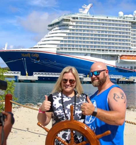 Cruceristas visitando Honduras