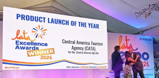 CATA es galardonada en Reino Unido por Centroamérica Big Day durante LATA Expo 2026