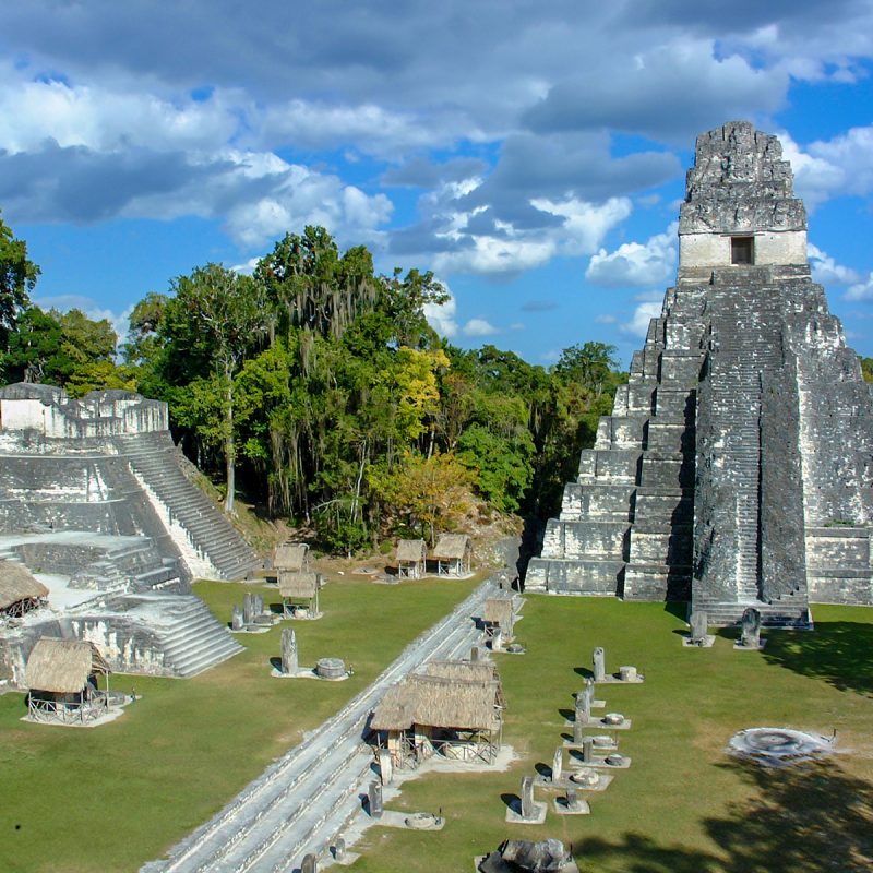 Patrimonio de la Humanidad, sitio arqueológico de Tikal en Guatemala