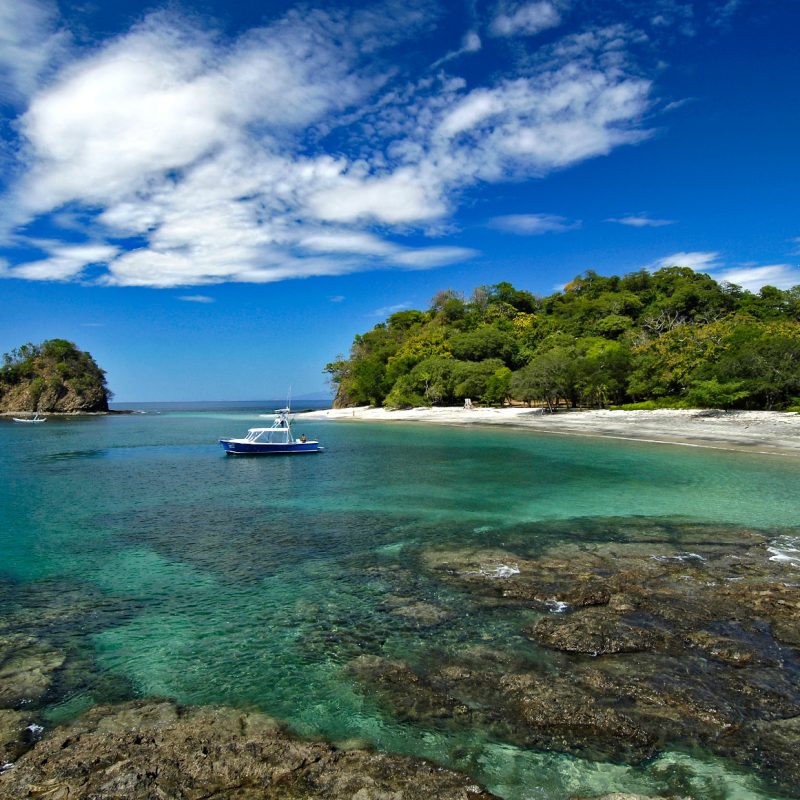 The sun and beach in Central America