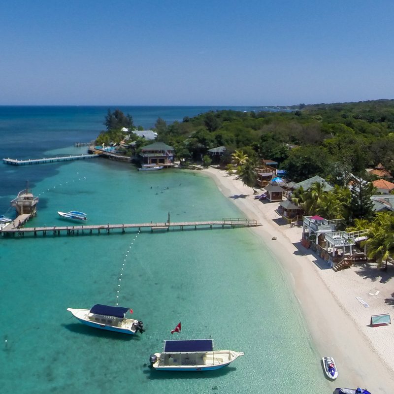 The sun and beach in Central America