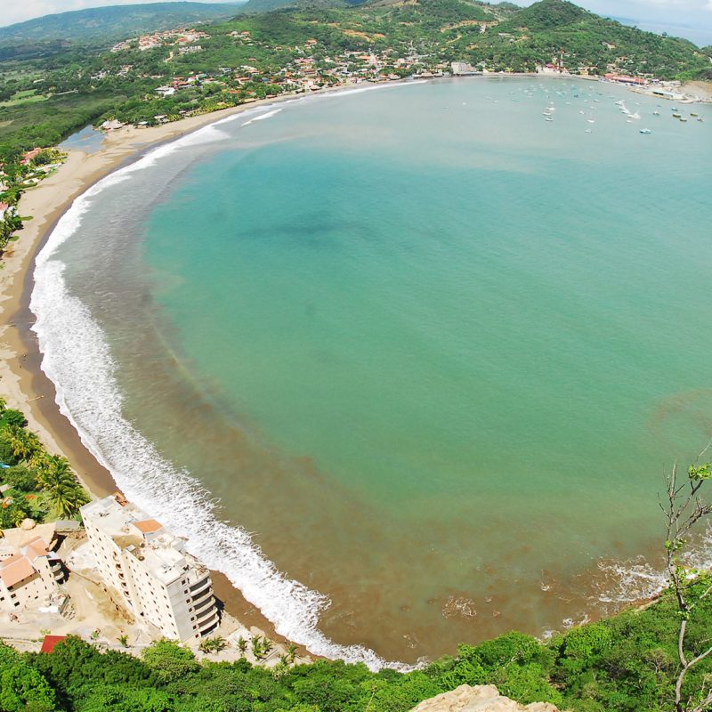 The sun and beach in Central America