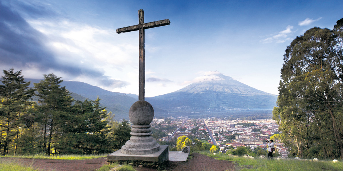  Central America. Antigua Guatemala in Guatemala 