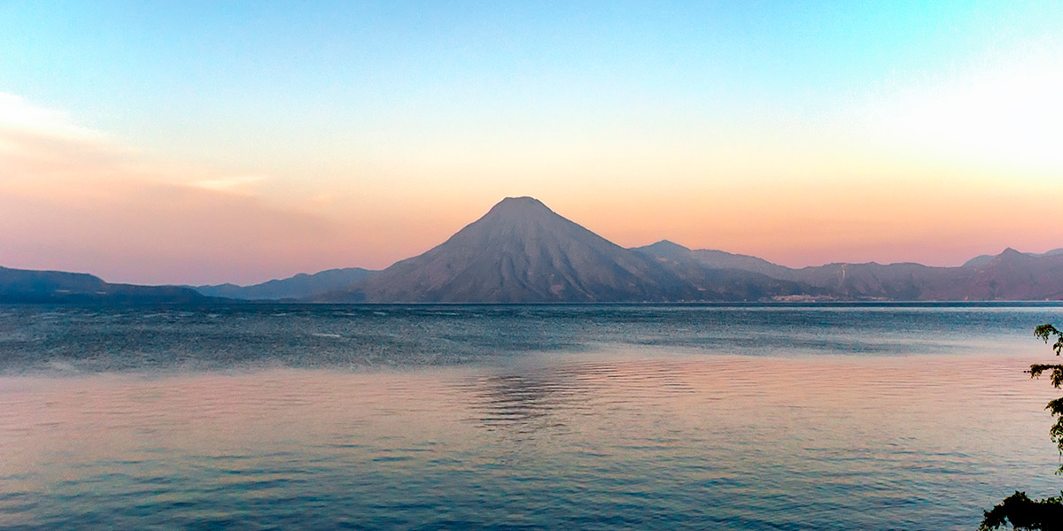  Central America. Atitlan Lake in Guatemala 