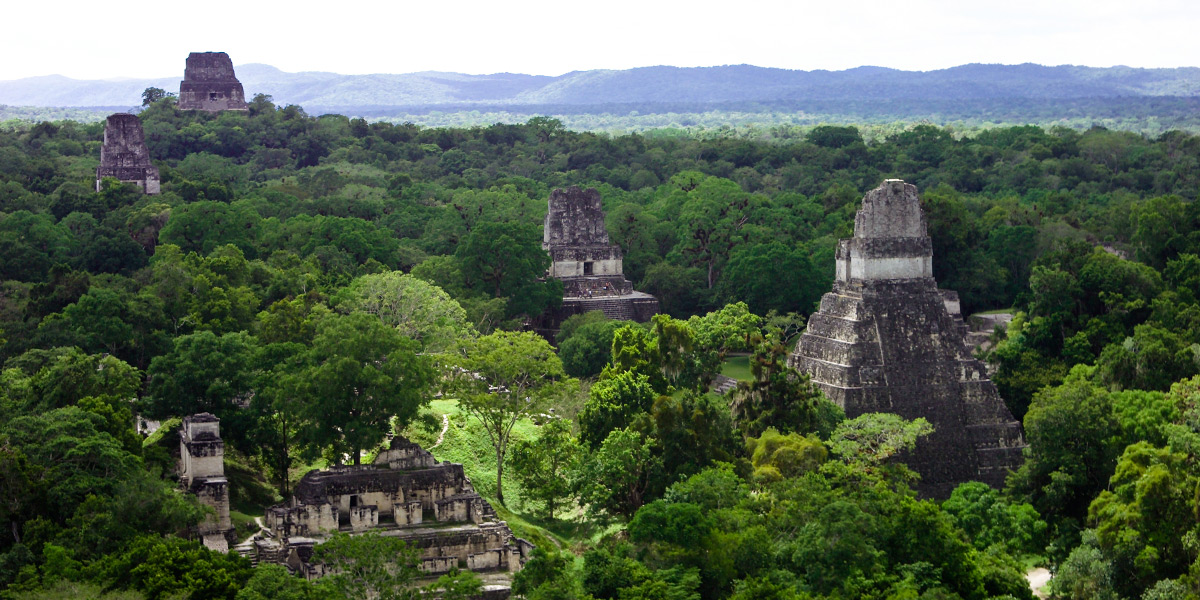Parque Nacional Ruinas de Tikal en Centroamérica, Guatemala