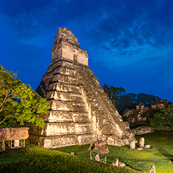 Parque Nacional Ruinas de Tikal en Centroamérica, Guatemala