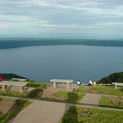Mirador de Catarina sobre el Lago Cocibolca en Nicaragua
