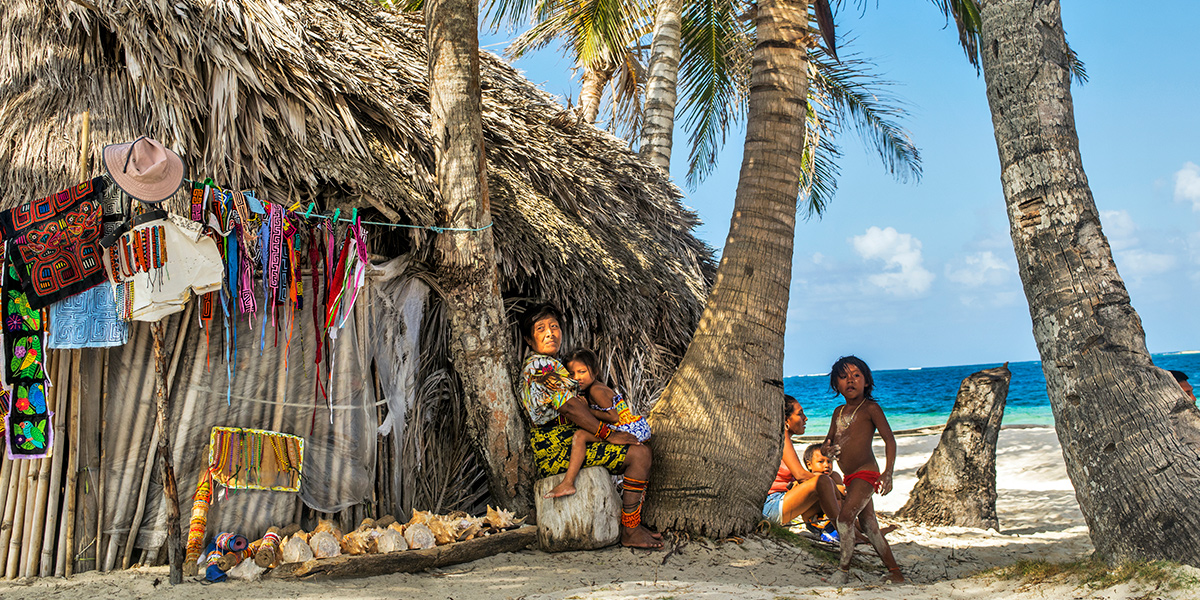  Archipiélago de San Blas en el caribe panameño 