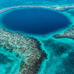 Central America. Blue Hole in Belize