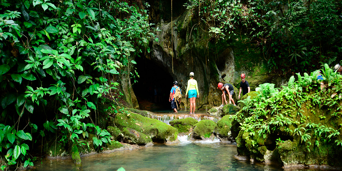  Central America. Caves ATM in Belize 