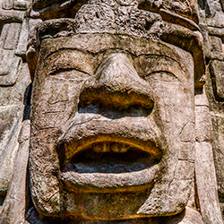 Central America. Lamanai in belize