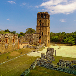 Central America. Panama Viejo Archeological Site in Panama