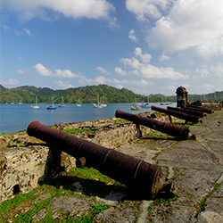 Central America. Portobelo and San Lorenzo in Panama