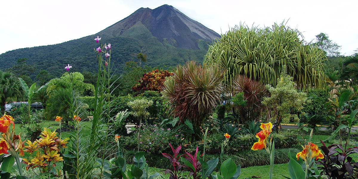  Central America. Arenal Volcano Fortuna in Costa Rica 