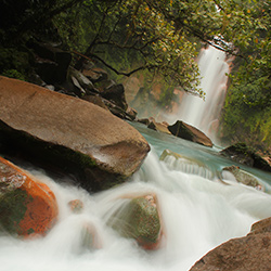 Central America. Tenorio Volcano national park in Costa Rica