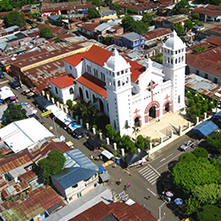 Central America. Juayua in El Salvador