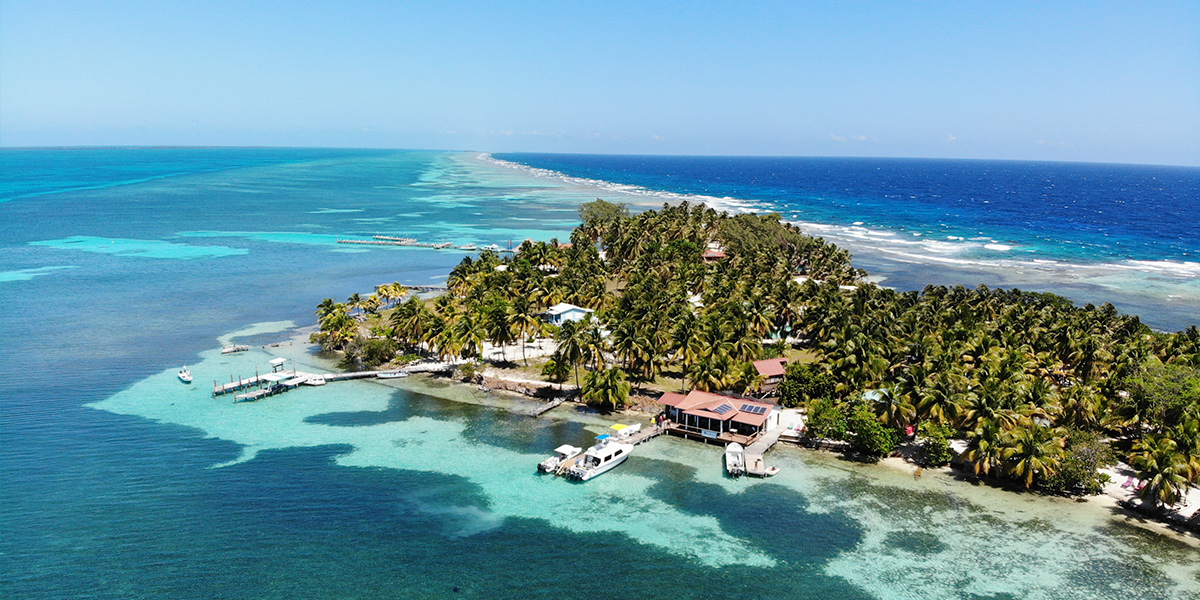  Belize South Water Caye beach and scuba diving 