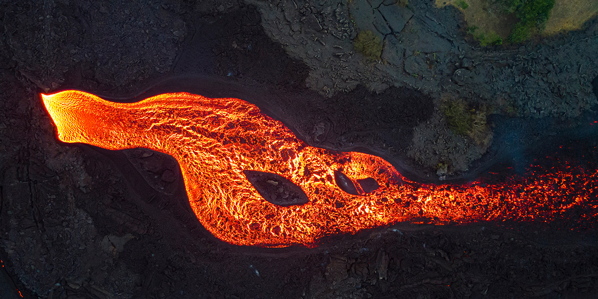  Lava en el Volcán Pacaya 