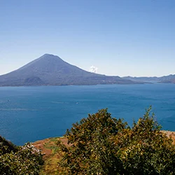 Lake Atitlán and sorrounding towns